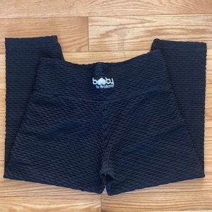 Booty by Brabants Cropped Regular Croco Skin Leggings Black